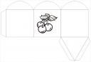 Cherries Triange Box Template