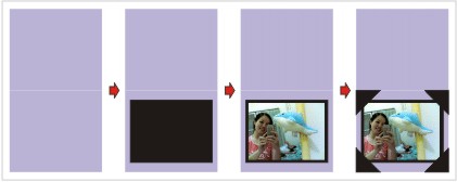 paper photo frame tutorial