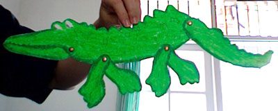 Printable Crocodile Paper Craft