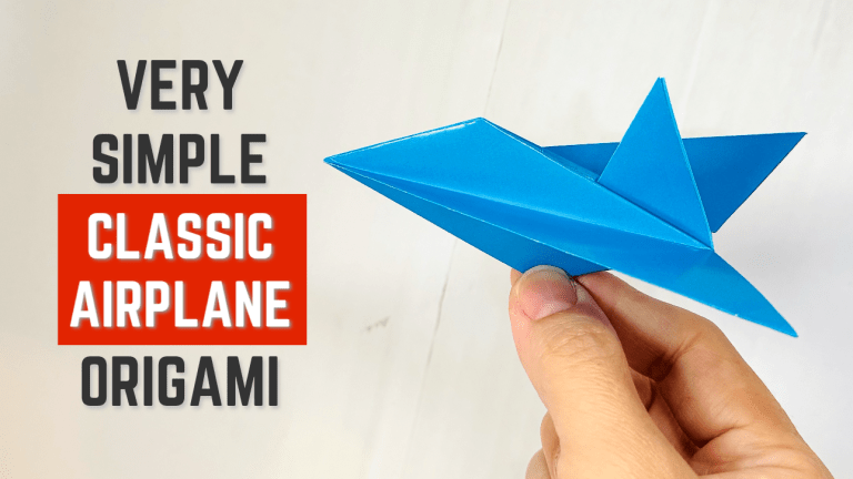 Origami Classic Airplane Tutorial | Easy and Very Simple