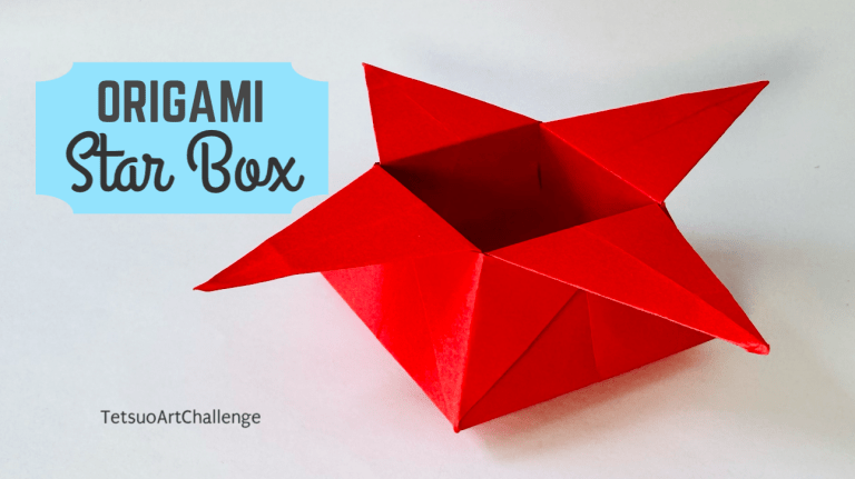 Origami candy box for Halloween treats