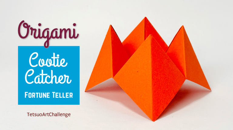 Origami fortune teller cootie catcher