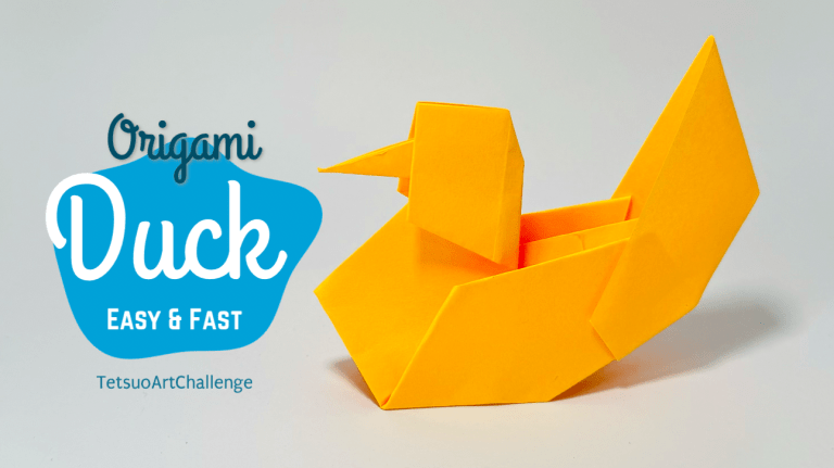How to Make Origami Duck | Easy And Fast