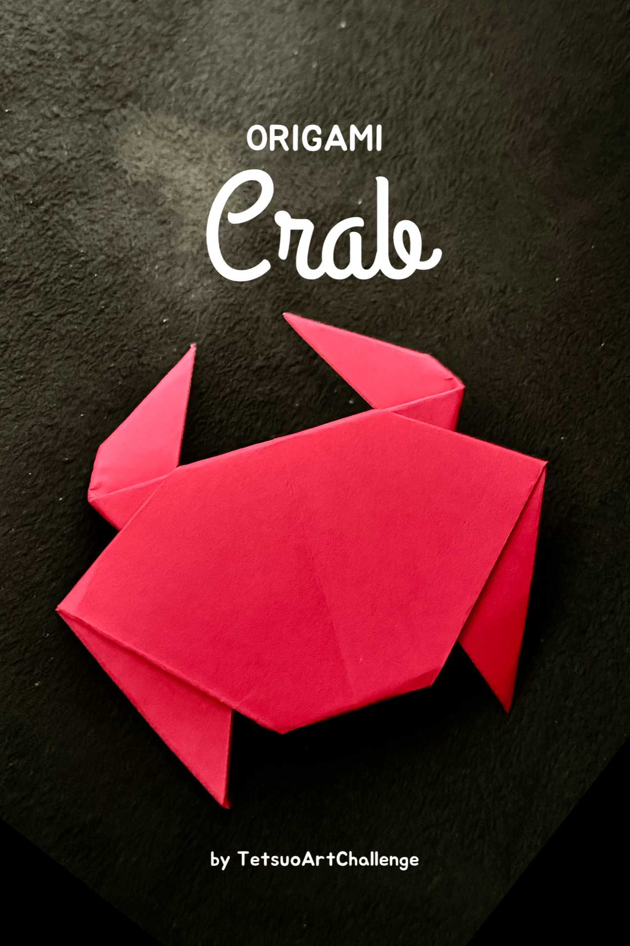 Origami Crab Paper Craft Simple Easy Version