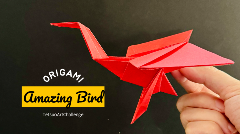 Step-by-step Tutorial Origami Amazing Bird | Relaxing Origami