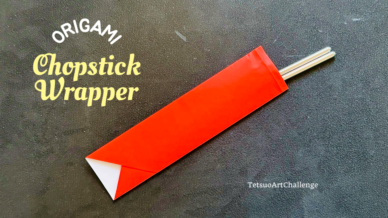 How to Make Origami Chopstick Wrappers | Chopstick Holder | Paper Craft Ideas