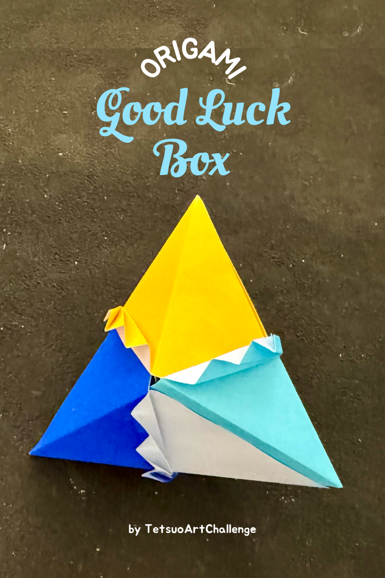 How to Make Origami Triangle Gift Box | Good Luck Box | Modular Origami | Paper Craft Ideas