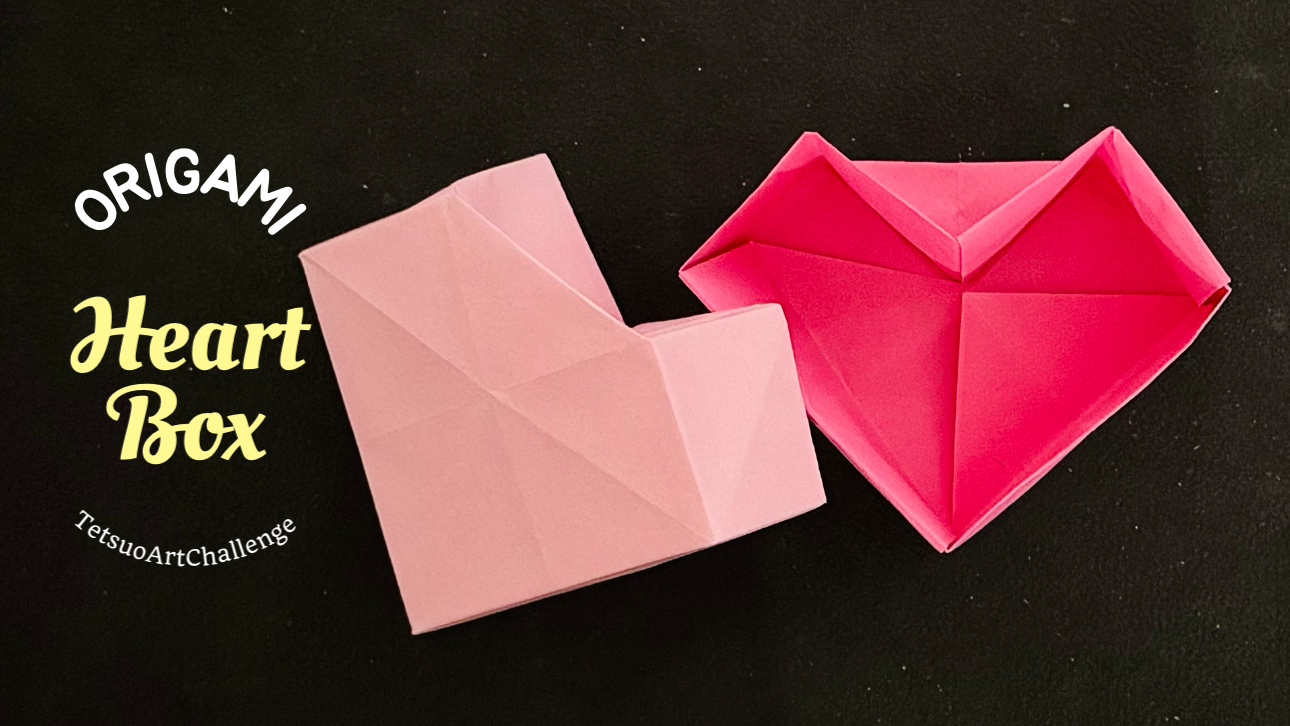 How to Make Origami Heart Box