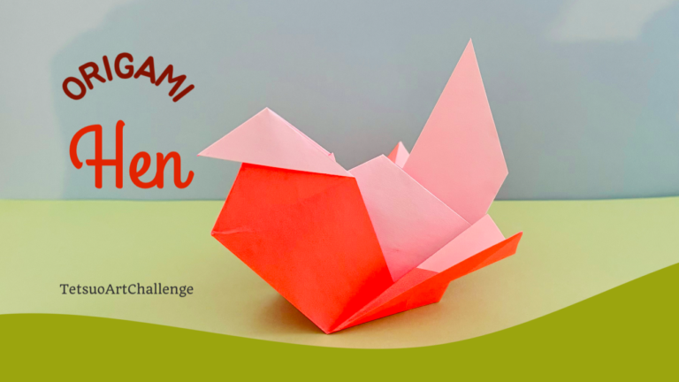 Origami Hen | Origami Chicken Easy | Paper Craft Tutorial