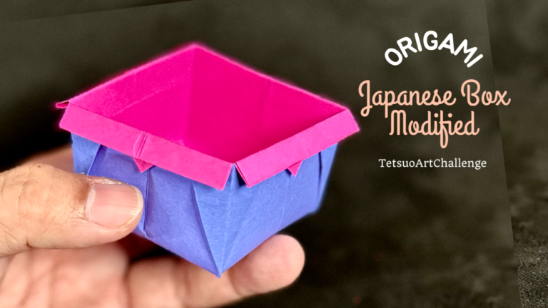 Origami Japanese Box Modified | Paper Craft Tutorial