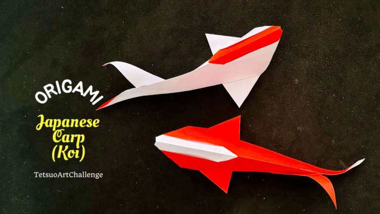 How to Make Origami Japanese Carp | Origami Koi Fish