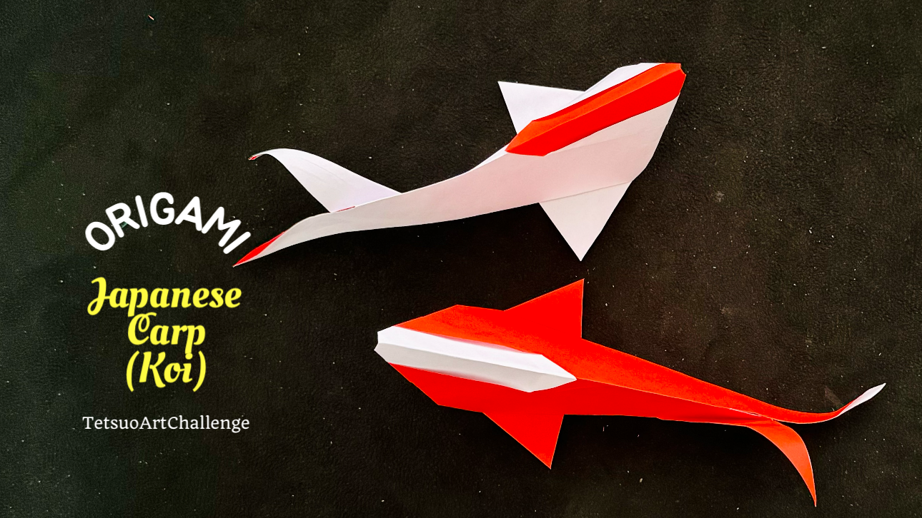 How to Make Origami Japanese Carp | Origami Koi Fish