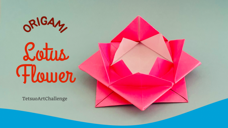 Origami Lotus Flower | Waterlily | Paper Craft Tutorial