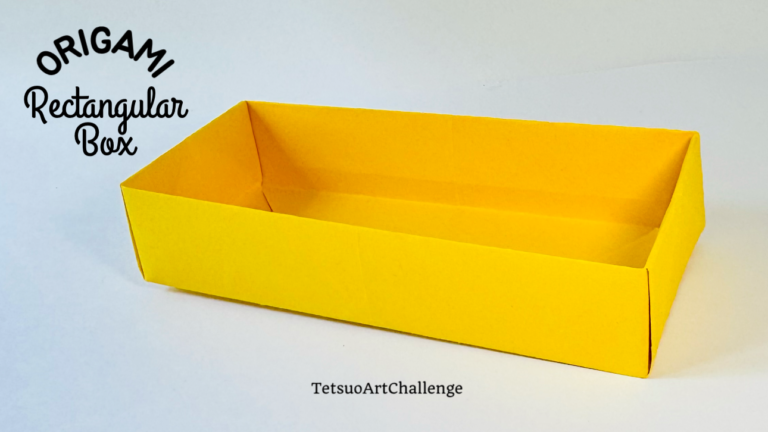Origami Rectangular Box | Rectangle Box | Paper Craft Tutorial
