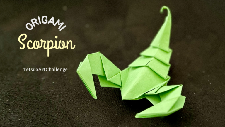 Origami scorpion